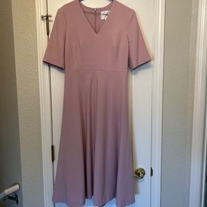 L K Bennet tea length dress , Lavender, size 8